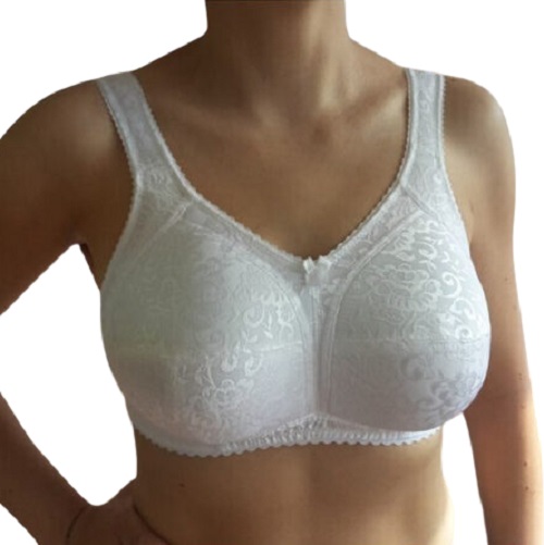 Бюстгальтер Ниночка для фиксации экзопротеза 07 белый